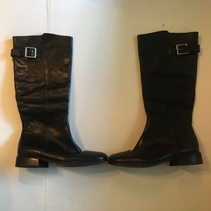 Marquise tall high leather boots